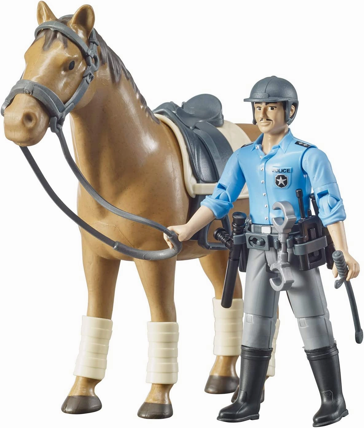 Bworld Policeman W/ Horse
