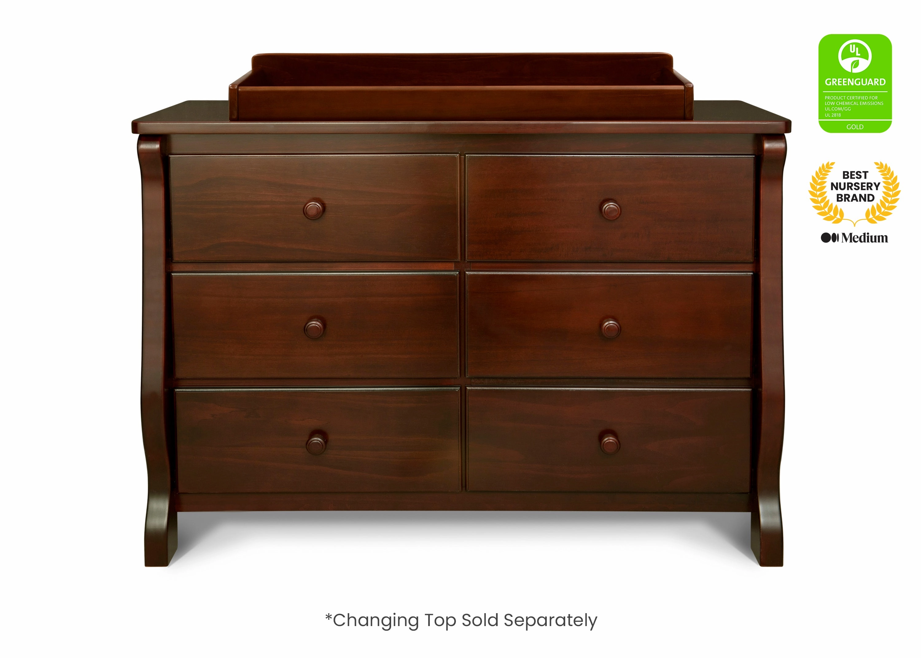 Canton / Eclipse 6 Drawer Dresser with Interlocking Drawers