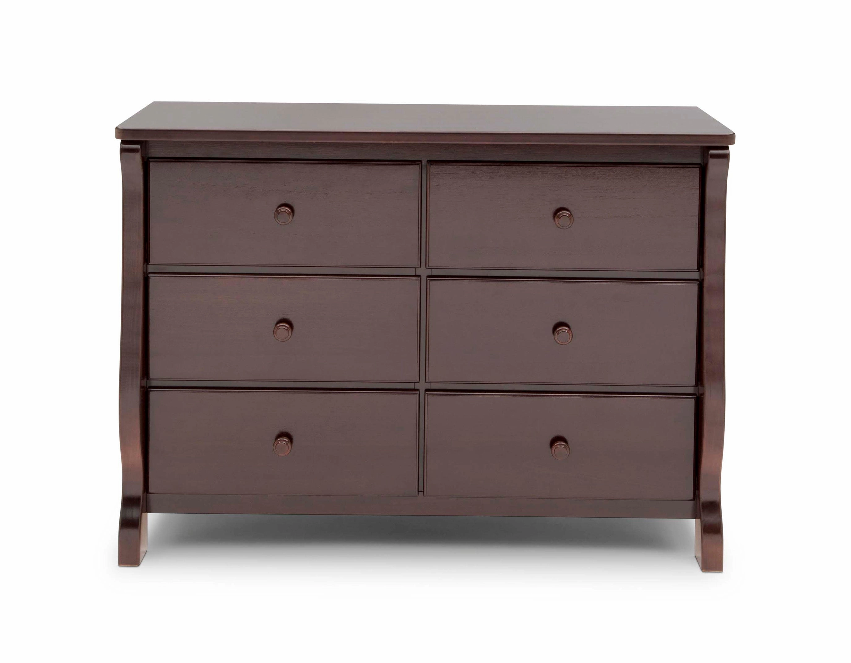 Canton / Eclipse 6 Drawer Dresser with Interlocking Drawers