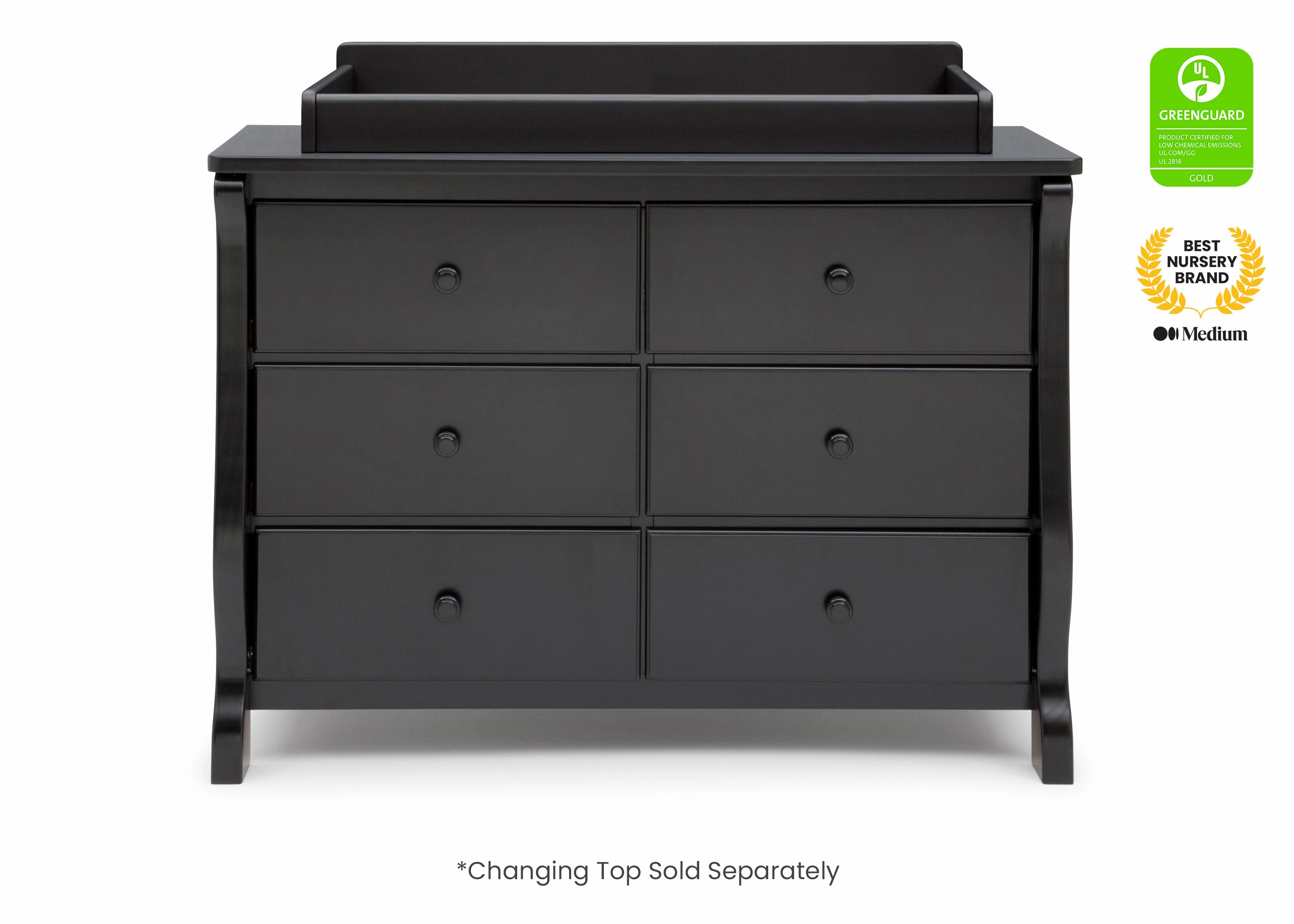 Canton / Eclipse 6 Drawer Dresser with Interlocking Drawers