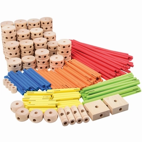 Classic Wood Builder | 208 Piece STEM Building Set
