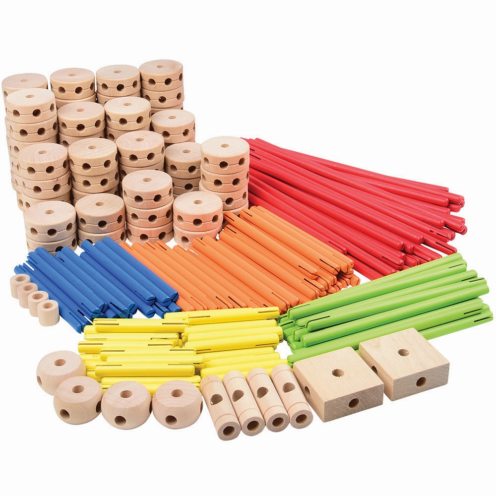Classic Wood Builder | 208 Piece STEM Building Set