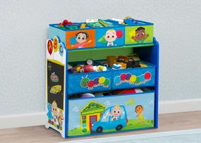 CoComelon 6 Bin Design and Store Toy Organizer