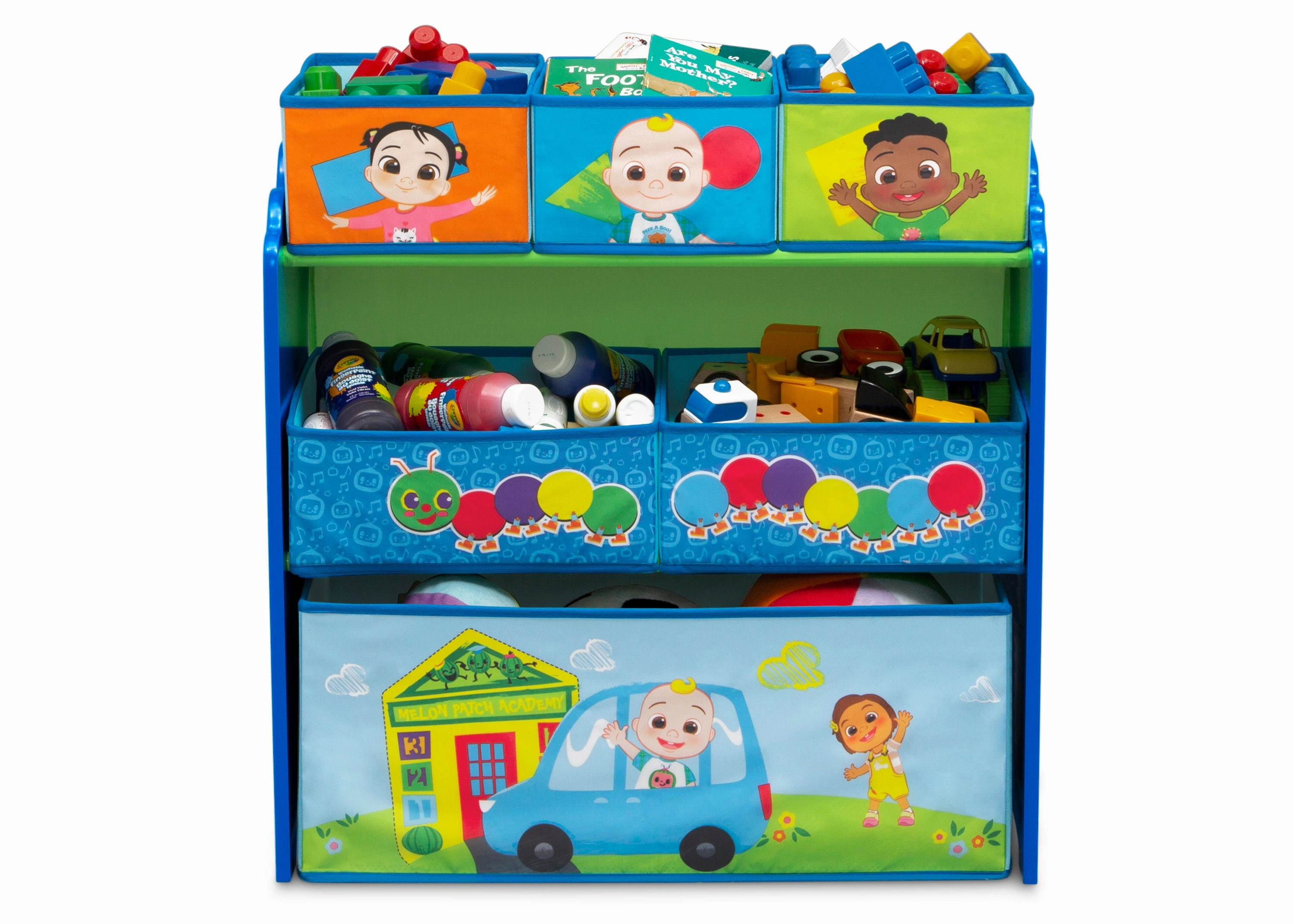 CoComelon 6 Bin Design and Store Toy Organizer