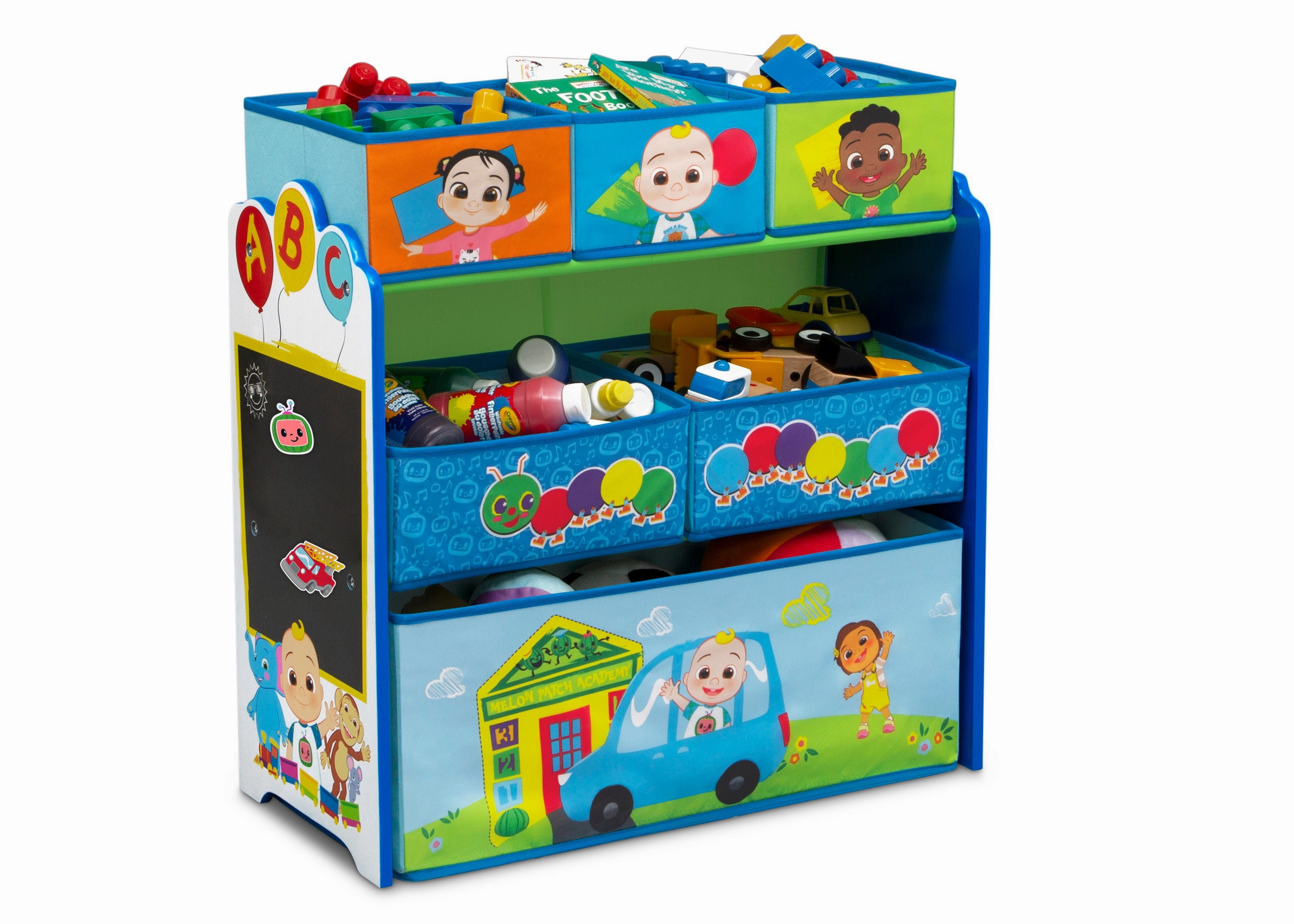 CoComelon 6 Bin Design and Store Toy Organizer