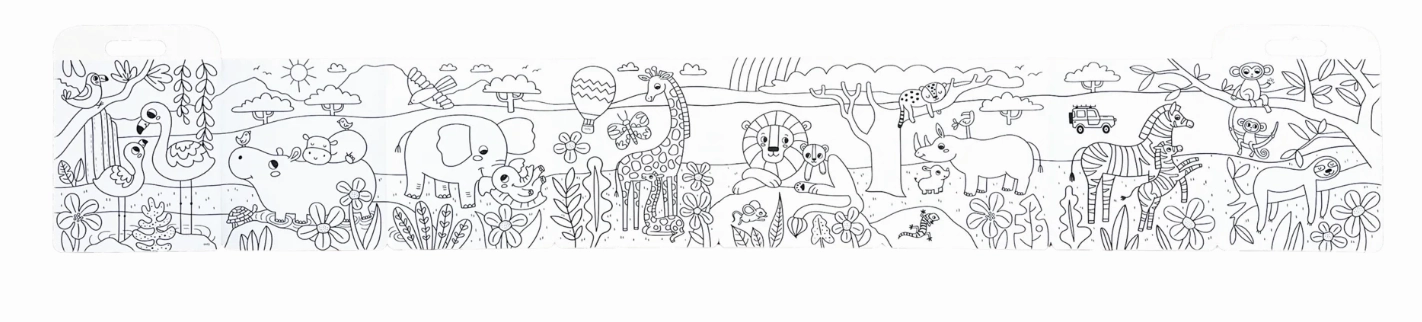 Color-A-Looong: Safari Family