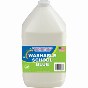Constructive Playthings Washable School Glue - Gallon