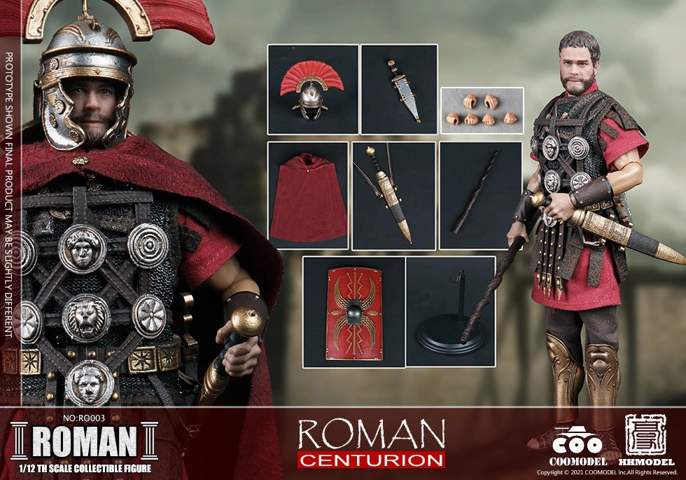 COO Model HH Model 1/12 Roman Centurion Scale Figure RO003