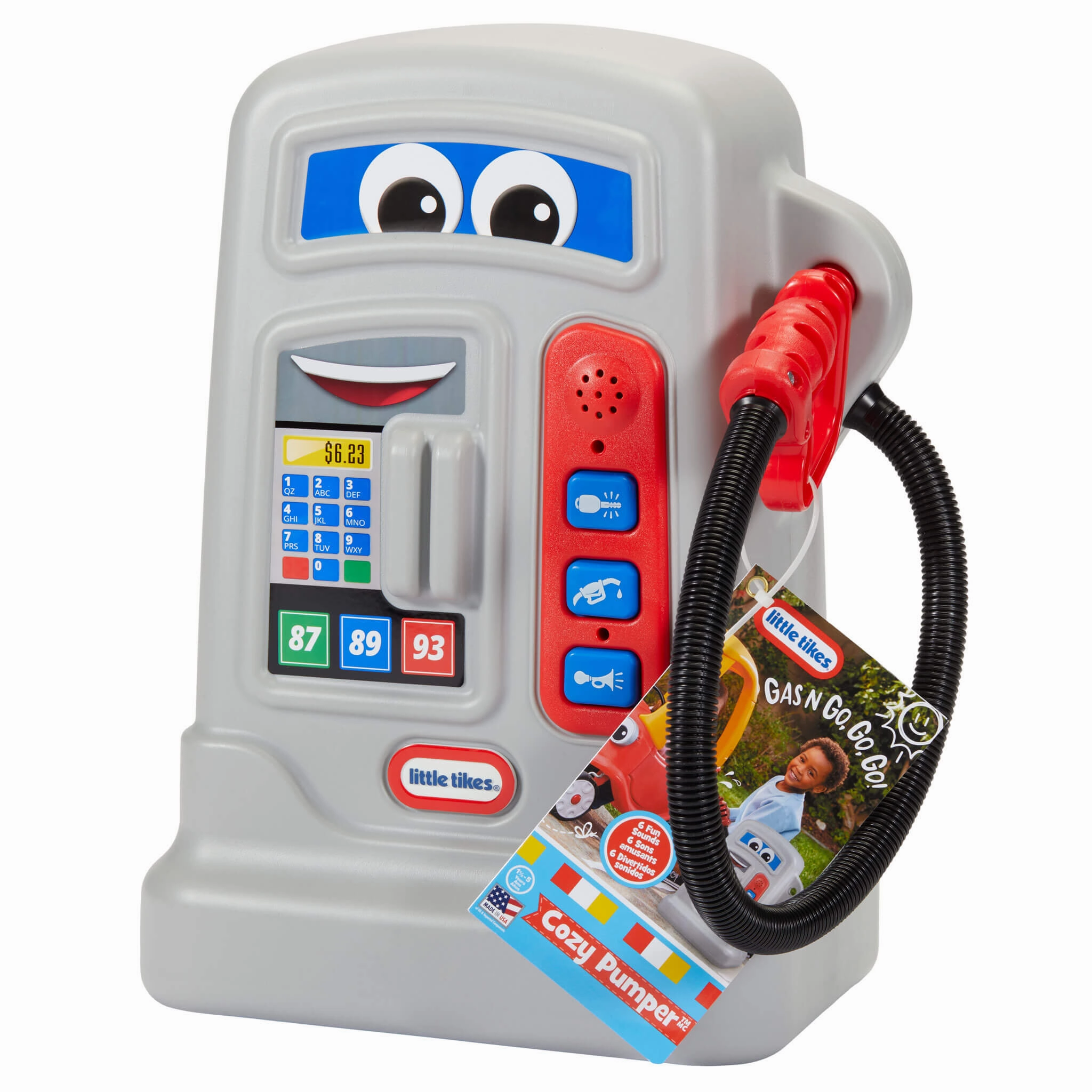 Cozy Pumper Grey  Interactive Gas Pump for Cozy Coupe Vehicles