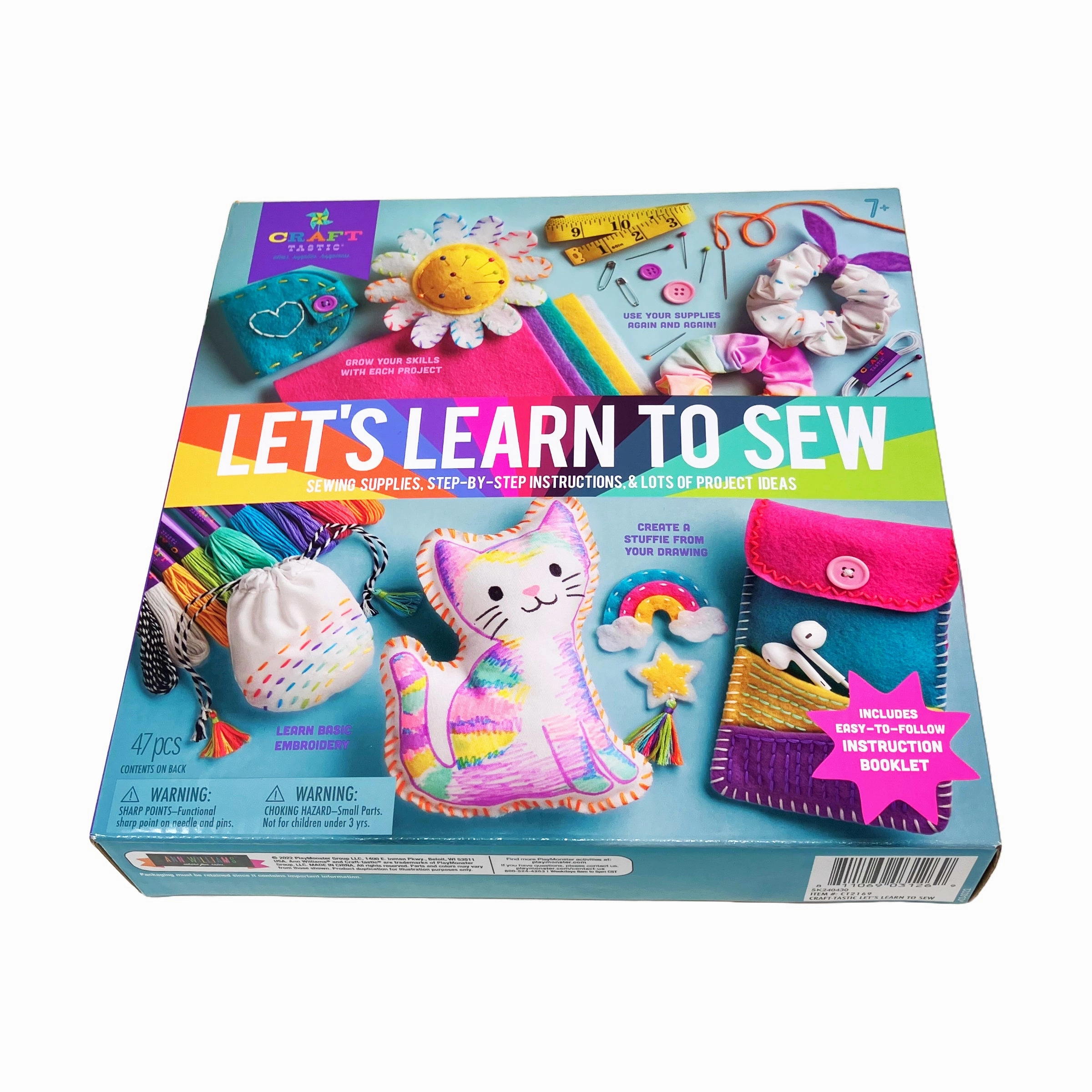 Craft-tastic Beginner's Sewing Kit - Let's Learn to Sew