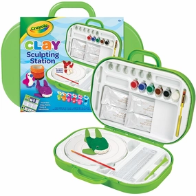 Crayola Clay Sculpting Station Complete Creative Art Kit