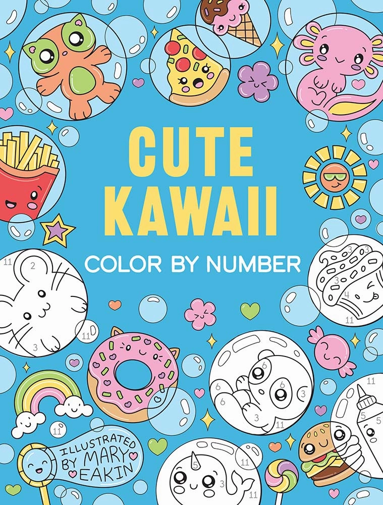 Cute Kawaii! Color by Number