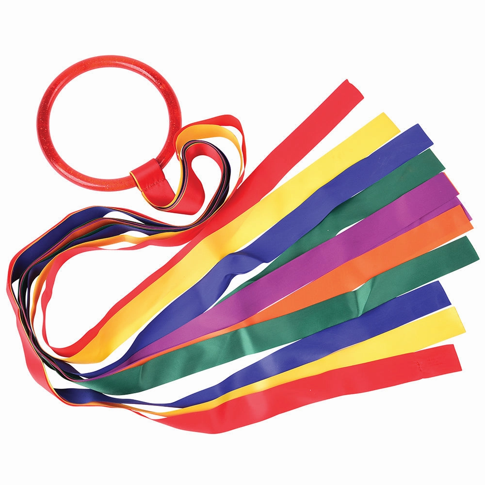 Dancing Ribbons Set | 6 Colorful Streamers with Easy-Grip Rings