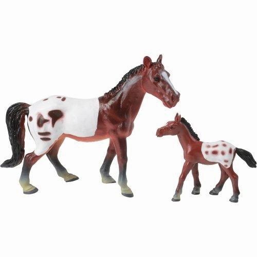 Deluxe Horse Stable Play Set | 4 Horses, 4 Ponies, White Corral & Accessories
