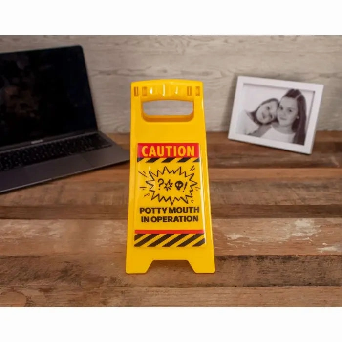 Desk Warning Sign - Potty Mouth