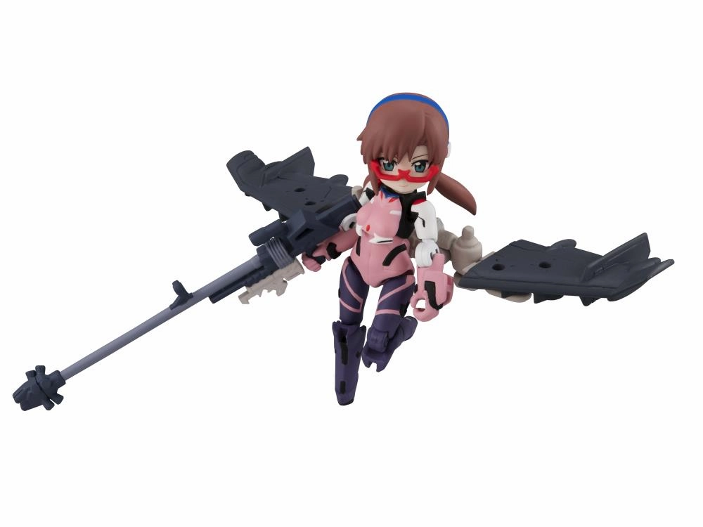 Desktop Army Rebuild of Evangelion Trading Figures Box Set of 3