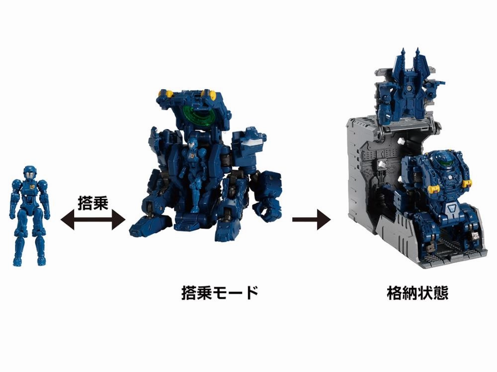 Diaclone Reboot - DA-64 Gamma & Delta Mobile Base Exclusive Set