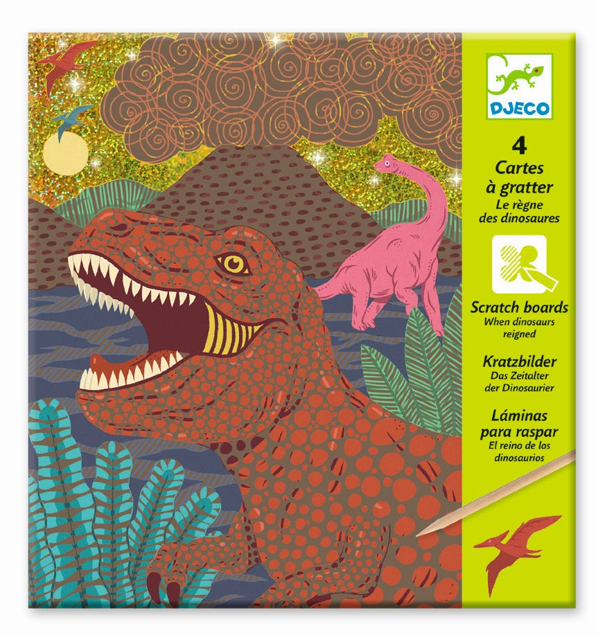 Dinosaur Scratch Cards