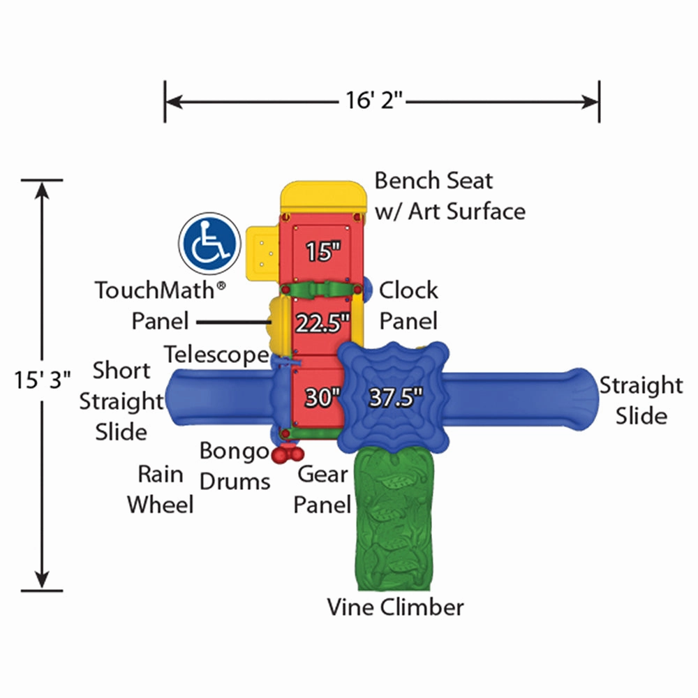 Discovery Mountain Playground Structure