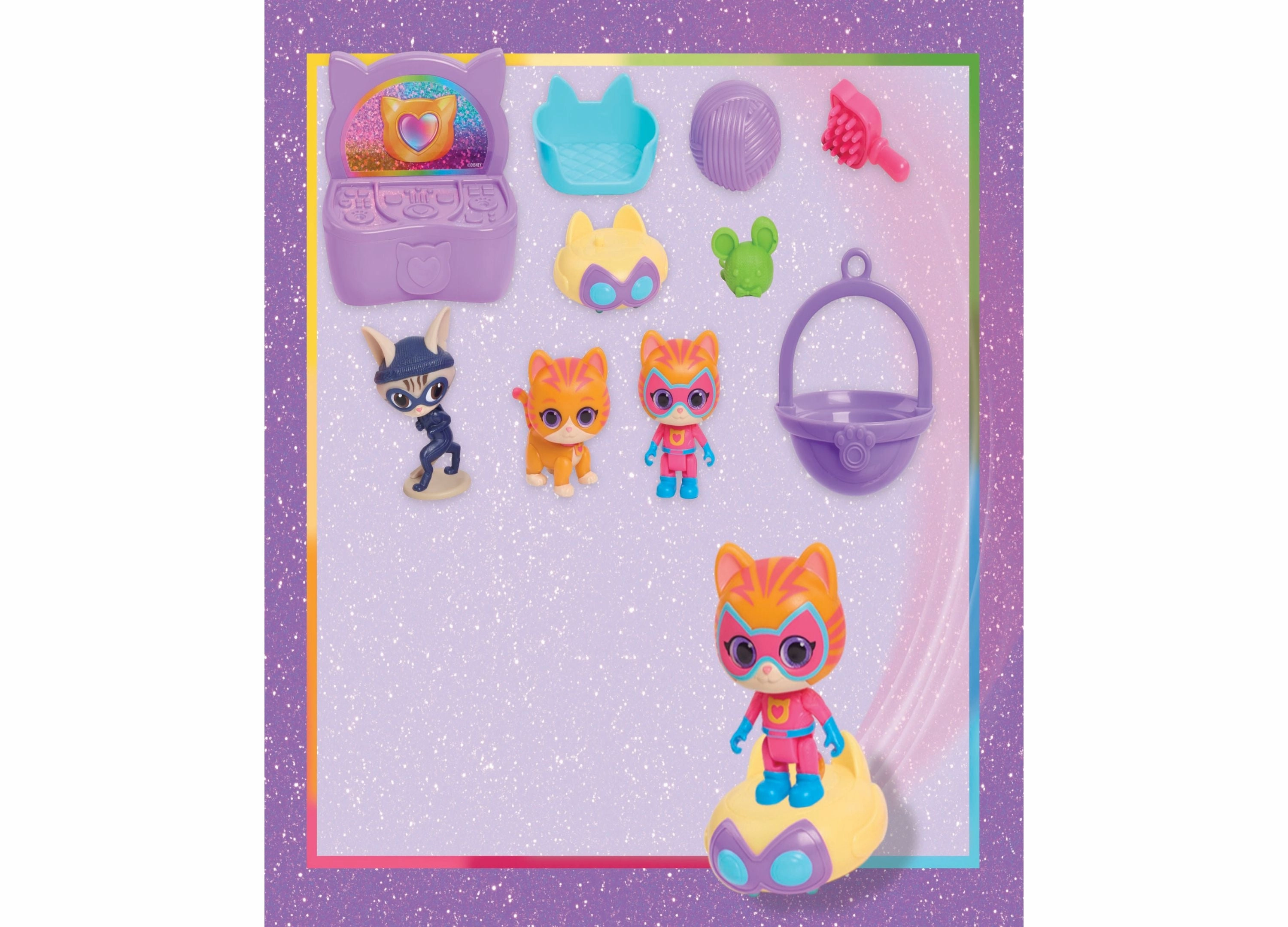 Disney Junior Super Kitties Purr N' Play Interactive Playset