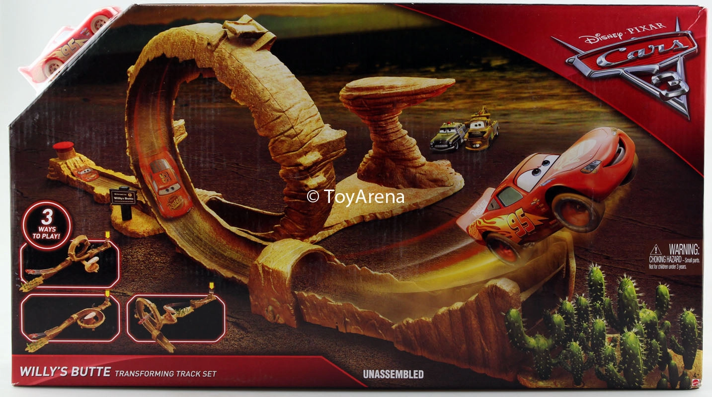 Disney Pixar Cars 3 Willy's Butte Transforming Track Set