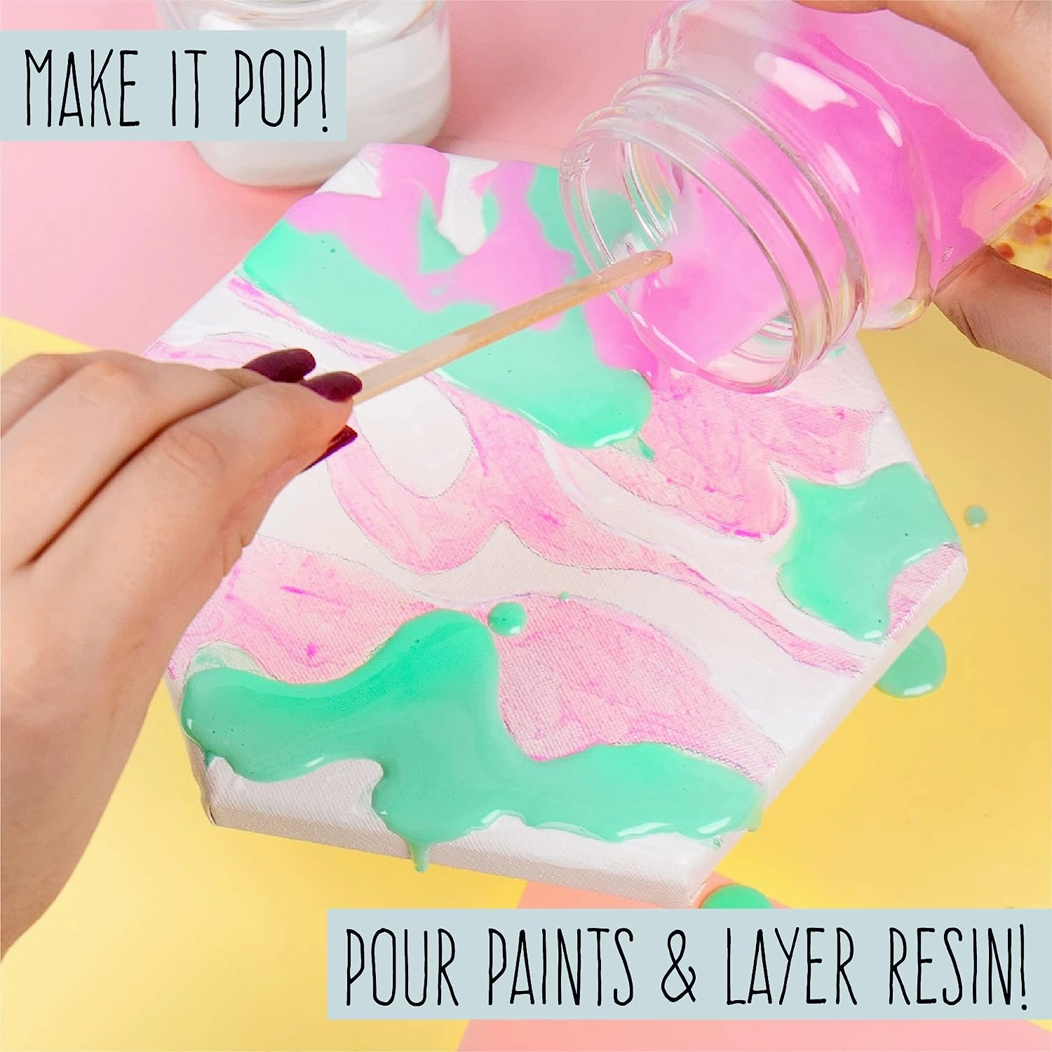 DIY Geode Canvas