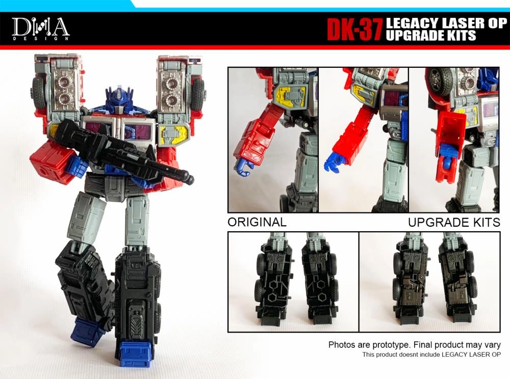 DNA Design DK-37 Upgrade kit for Legacy Laser Optimus Prime