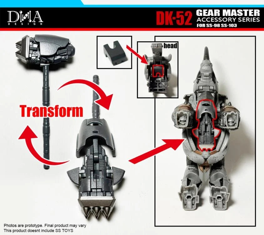 DNA Design DK-52 Gear Master Accessory Series for SS-98 SS-103 SS-106