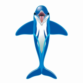 Dolphin 60" Kite