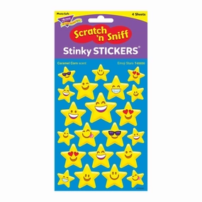 Emoji Stars Scratch 'n Sniff Stinky Stickers