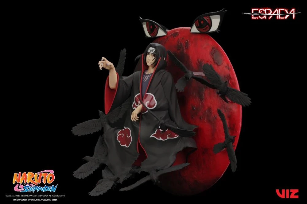Espada Art 1/8 Naruto: Shippuden Itachi Uchiha Scale Wall Statue Figure