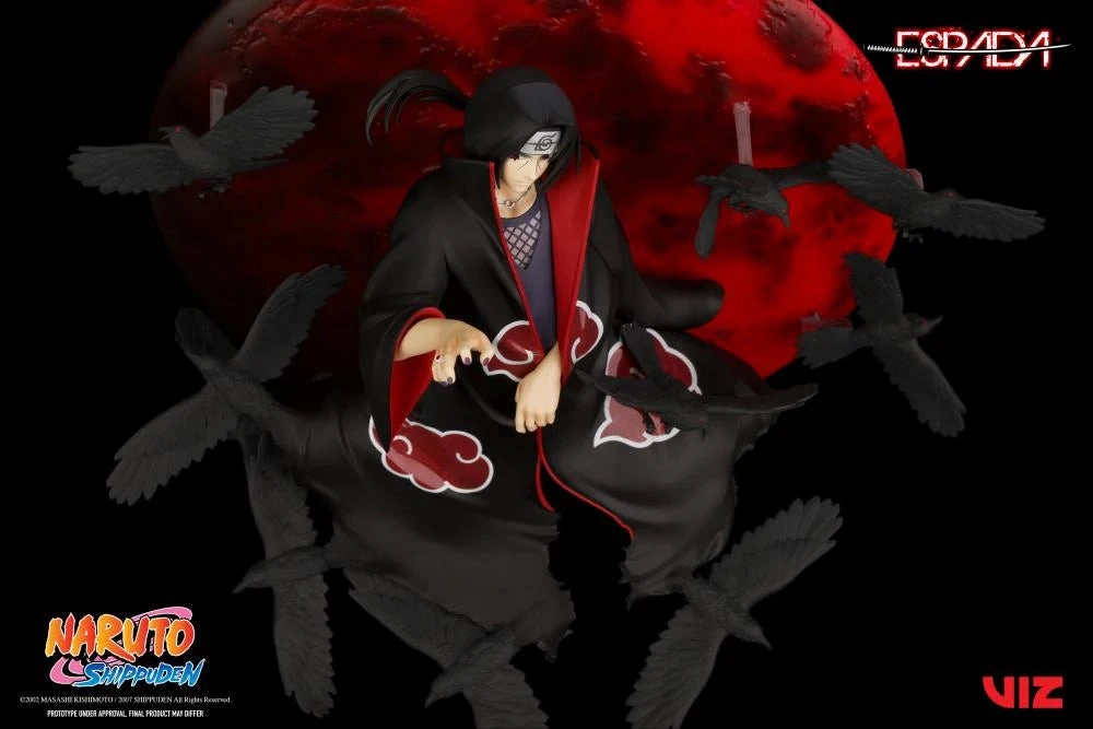 Espada Art 1/8 Naruto: Shippuden Itachi Uchiha Scale Wall Statue Figure