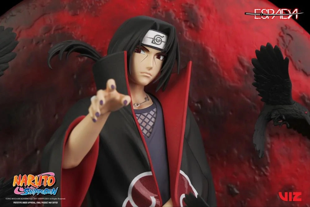 Espada Art 1/8 Naruto: Shippuden Itachi Uchiha Scale Wall Statue Figure