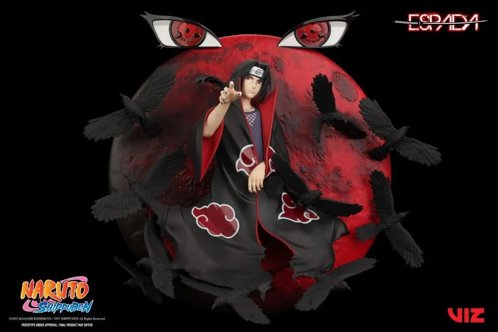 Espada Art 1/8 Naruto: Shippuden Itachi Uchiha Scale Wall Statue Figure