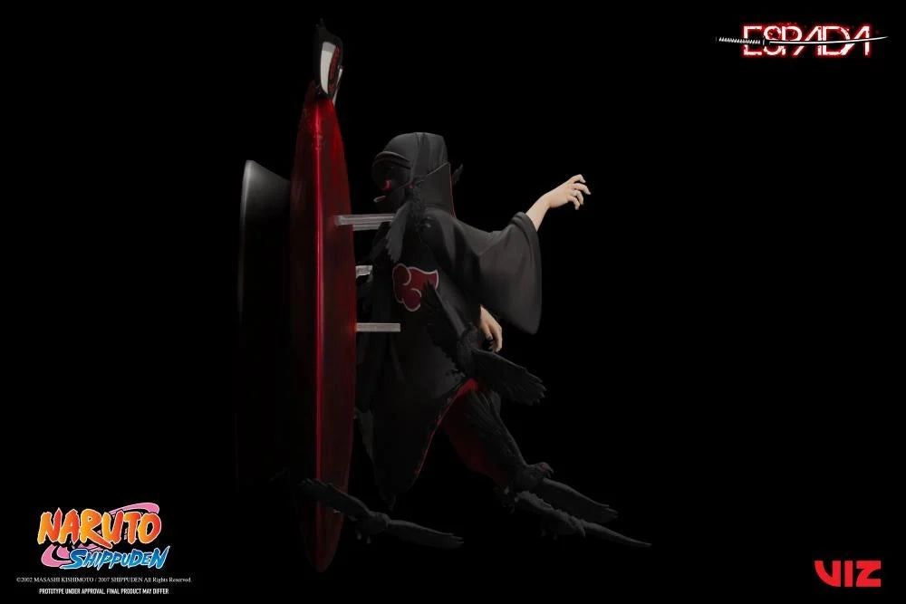 Espada Art 1/8 Naruto: Shippuden Itachi Uchiha Scale Wall Statue Figure
