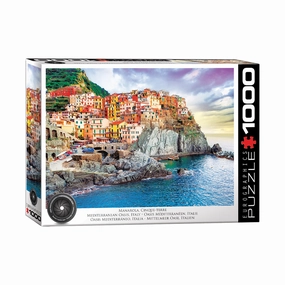 Eurographics Manarola, Cinque-Terre Mediterranean Oasis Jigsaw Puzzle - 1000 pc
