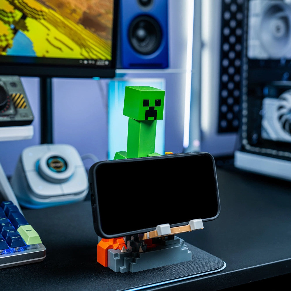 Exquisite Gaming Minecraft Creeper Controller & Phone Holder - Green