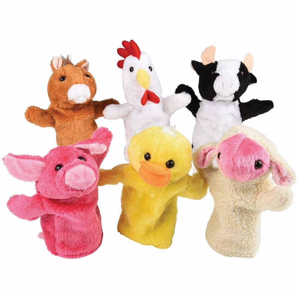 Farm Animal Plush Puppets