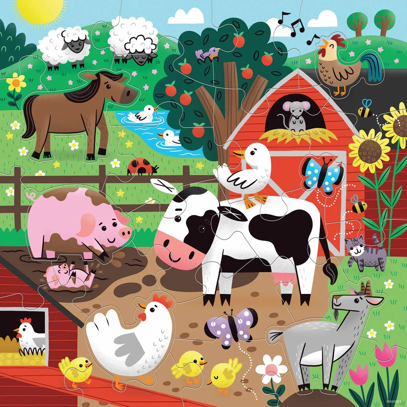 Farm Friends Floor Puzzle