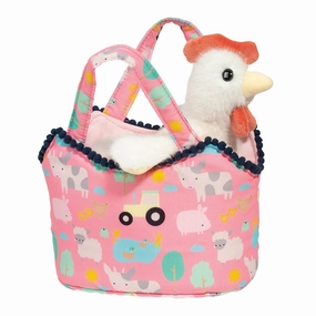 Farm Friends Sassy Sak w/White Hen