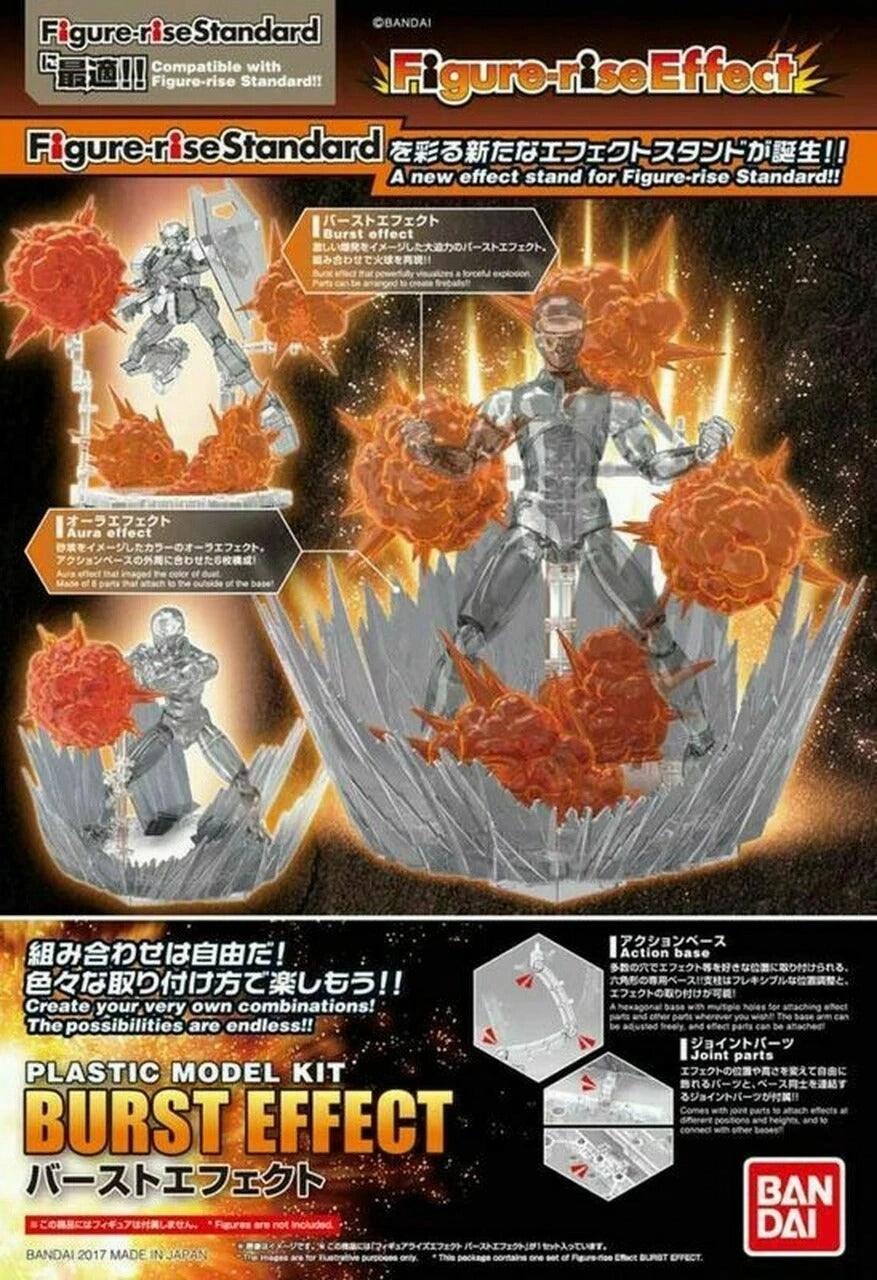 Figure-rise Standard Effect Burst Effect Orange Model Kit