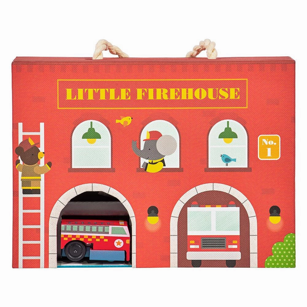 Firehouse Wind Up and Go Play set