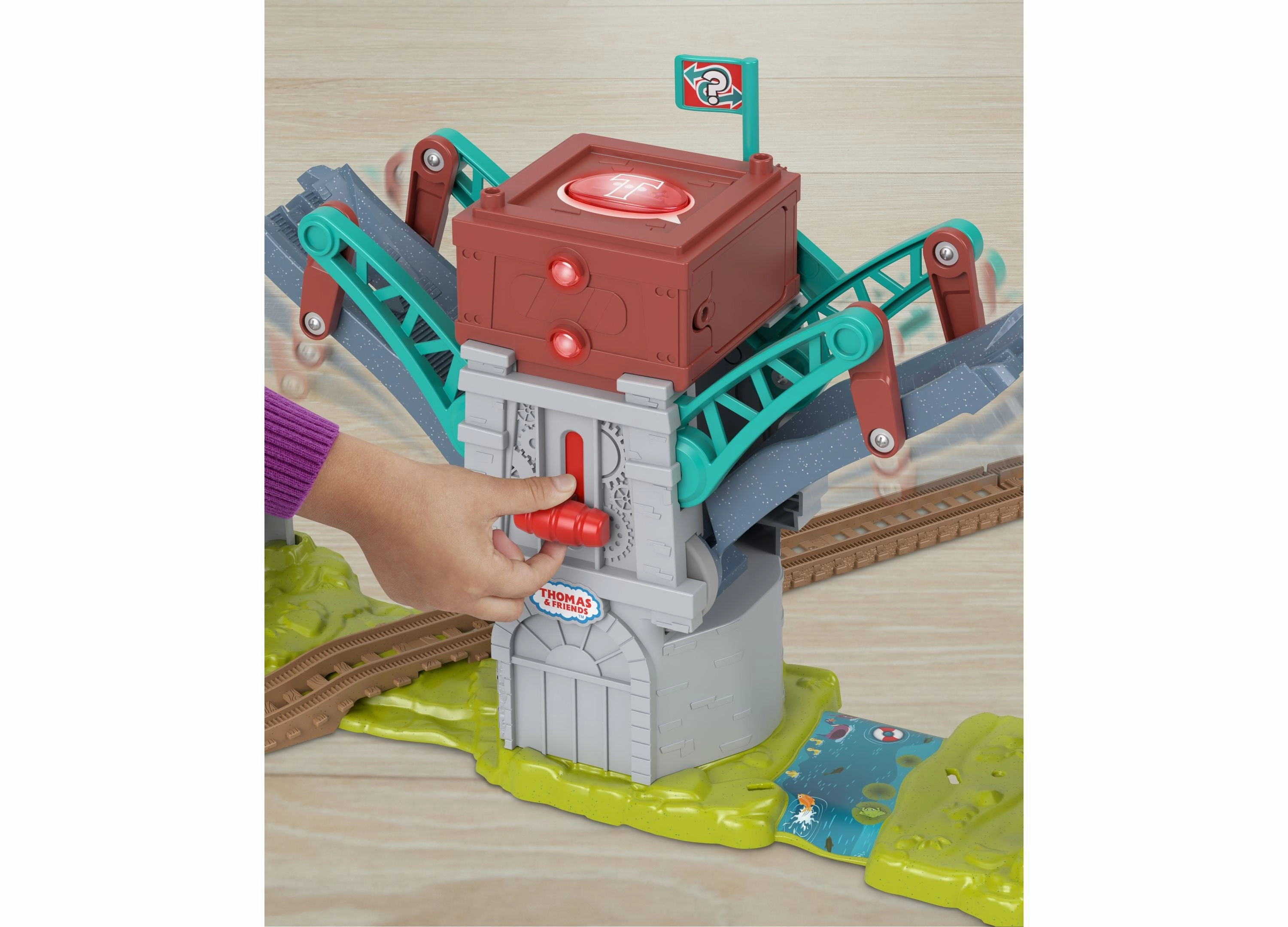 Fisher-Price Thomas & Friends Talking Bulstrode Which-Way Bridge Playset
