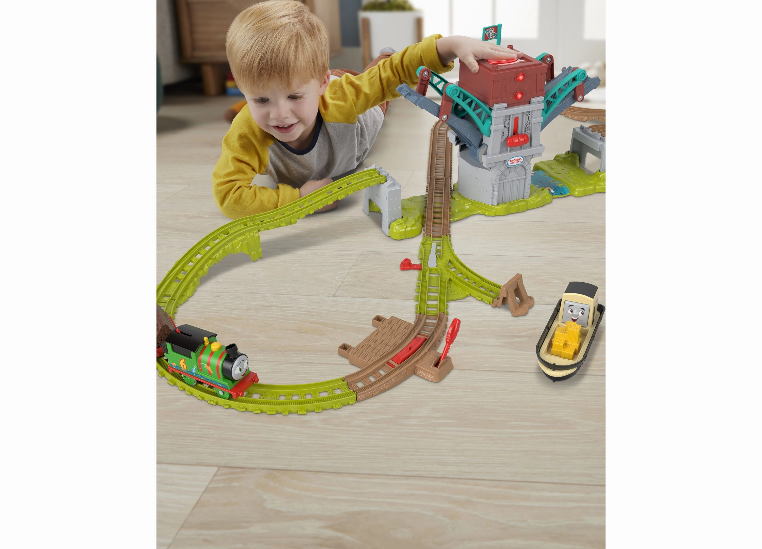 Fisher-Price Thomas & Friends Talking Bulstrode Which-Way Bridge Playset