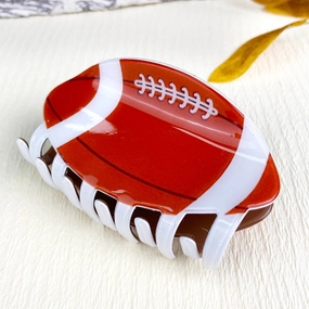 Football Hair Clip