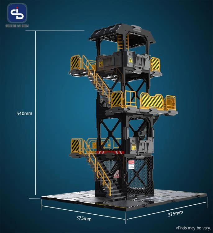 Fresh Retro Scene in Box Watchtower Diorama Building Set SIB01