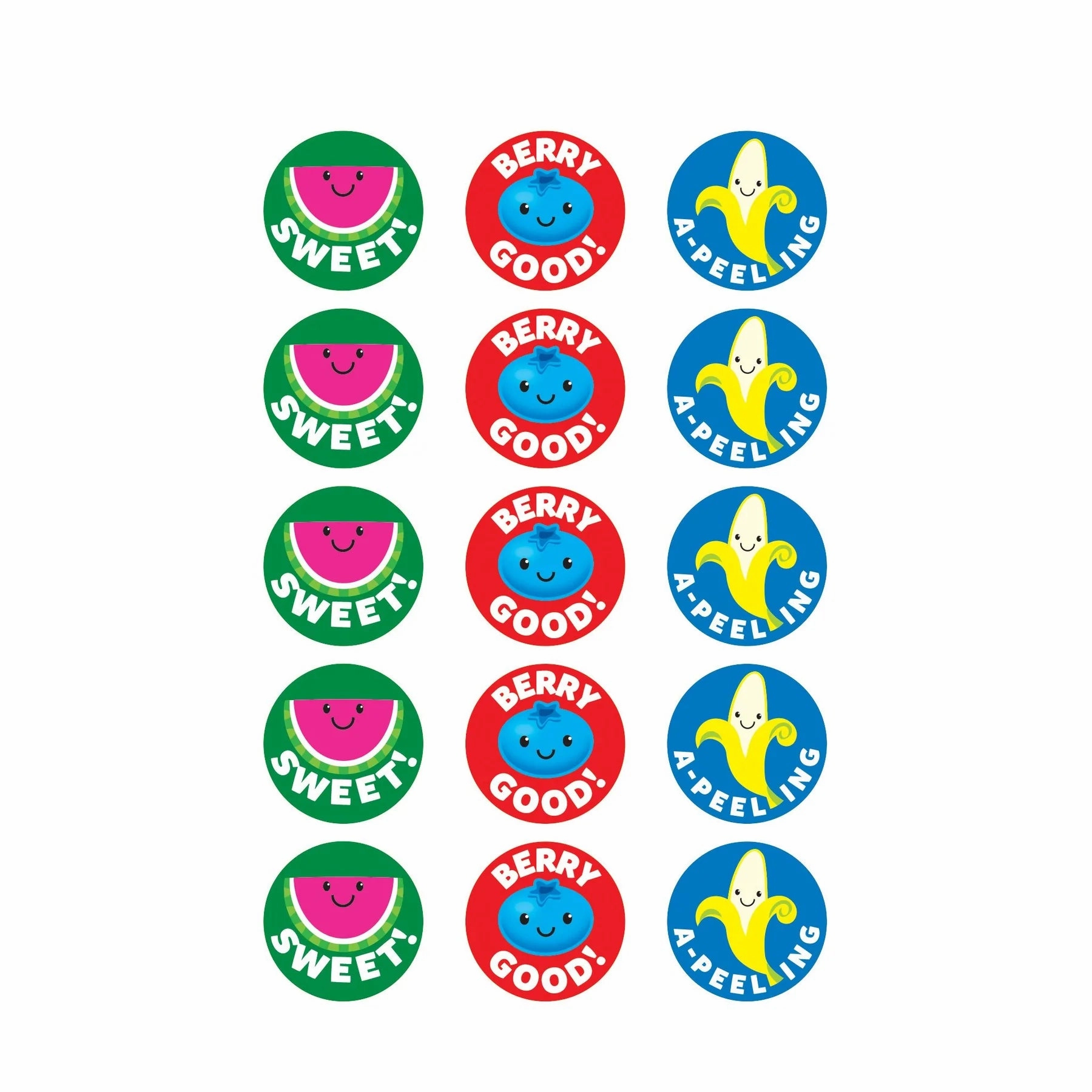Friendly Fruit Scratch 'n Sniff Stinky Stickers