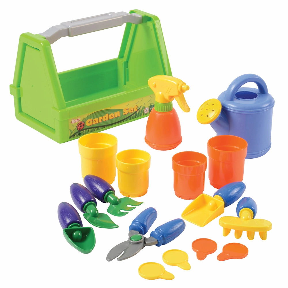 Gardener Career Dress-Up & Tool Set | 19-Piece Pretend Play Outfit for Toddlers