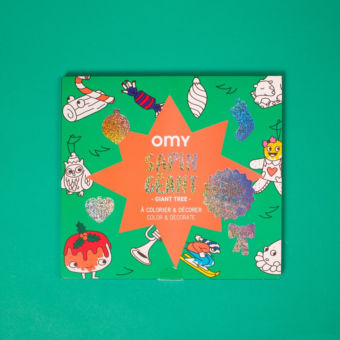 Giant Coloring Poster Christmas Tree