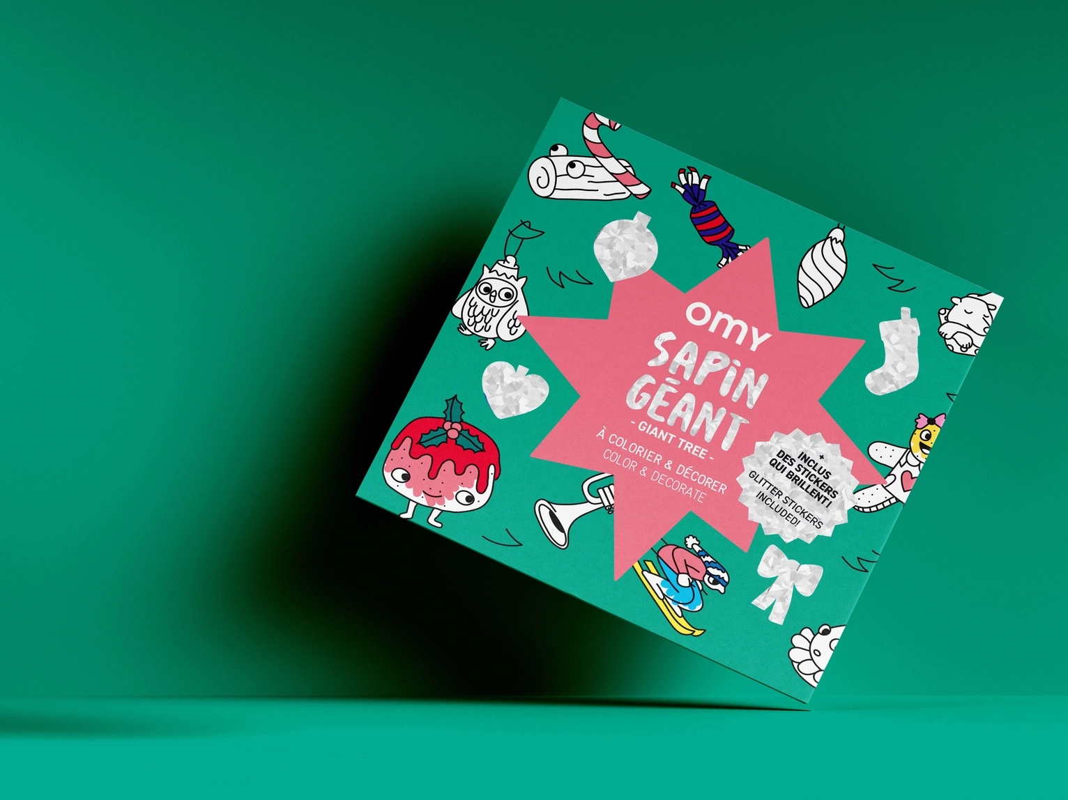 Giant Coloring Poster Christmas Tree